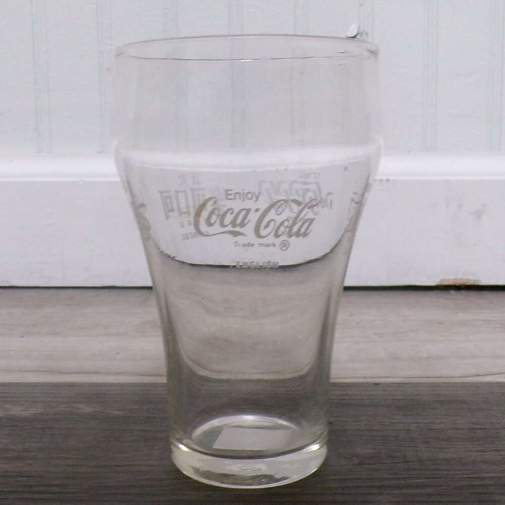 Vintage International Multi-Lingual Coca-Cola Clear Glass